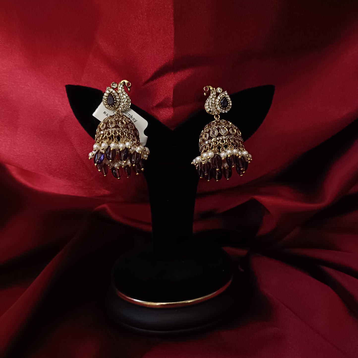 Beautiful Peacock Designed Jhumkas