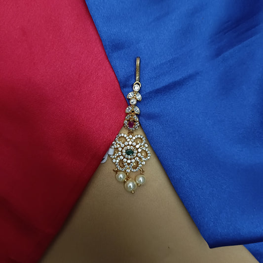 Beautiful CZ Tika In Multi Colour Stone