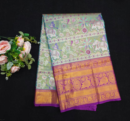 Semi Kanchi Pattu Sarees 😍✨️