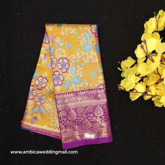 Kanchi Pattu Mix Lehengas [0 to 1.5 Years]