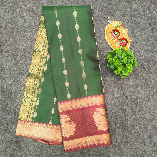 Kanchi Pattu Handloom Butta Sarees