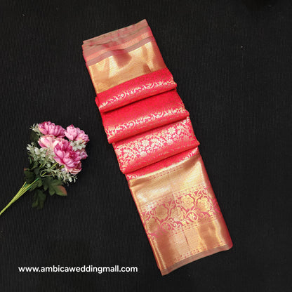 Resham Brocade Semi Kanchi Pattu Saree