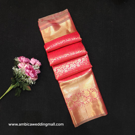 Resham Brocade Semi Kanchi Pattu Saree