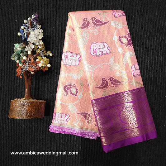 Kanchi Pattu Mix Lehengas [0 to 1.5 Years]