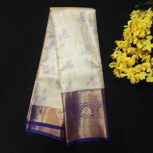 Semi Kanchi Pattu Tissue Sarees