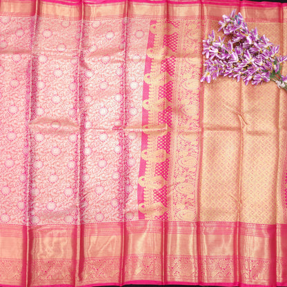 1 Gram Gold zari semi kanchi pattu saree✨️