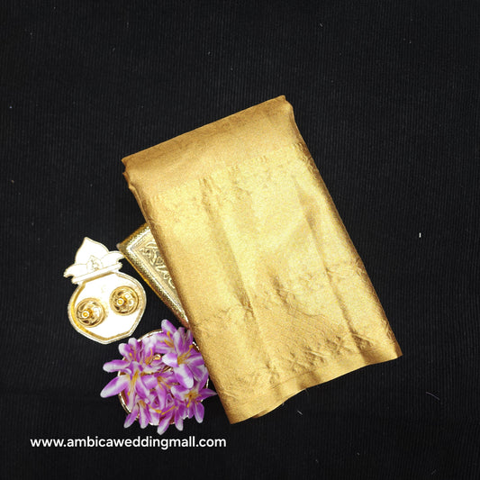 Kanchi Pattu Semi Gold Sarees