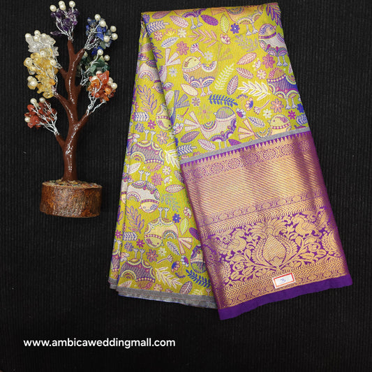 Kanchi Pattu Mix Lehengas [2 to 5 Years]