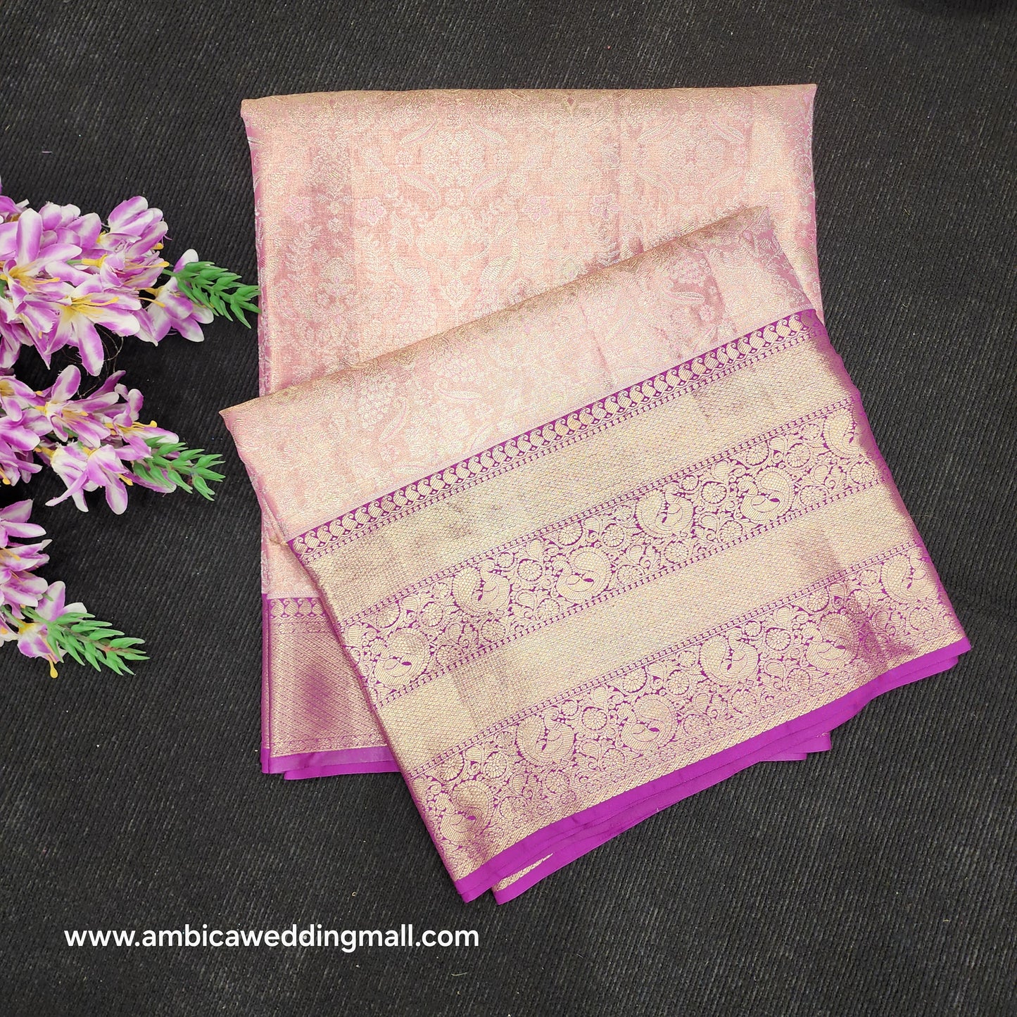 Pure Tissue Powerloom Bridal Kanchi Pattu Saree😍✨️