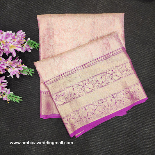 Pure Tissue Powerloom Bridal Kanchi Pattu Saree😍✨️