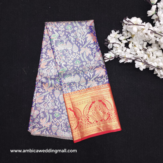 Kanchi Pattu Mix Lehengas [5 To 8 Years ]