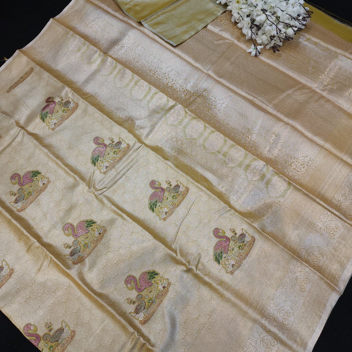 Skirt Border Kanchi Pattu Saree