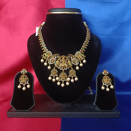 Beautiful Nakshi Short Necklace