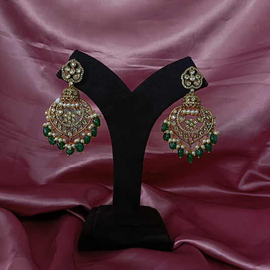 Beautiful Victorian Chandbali Earrings