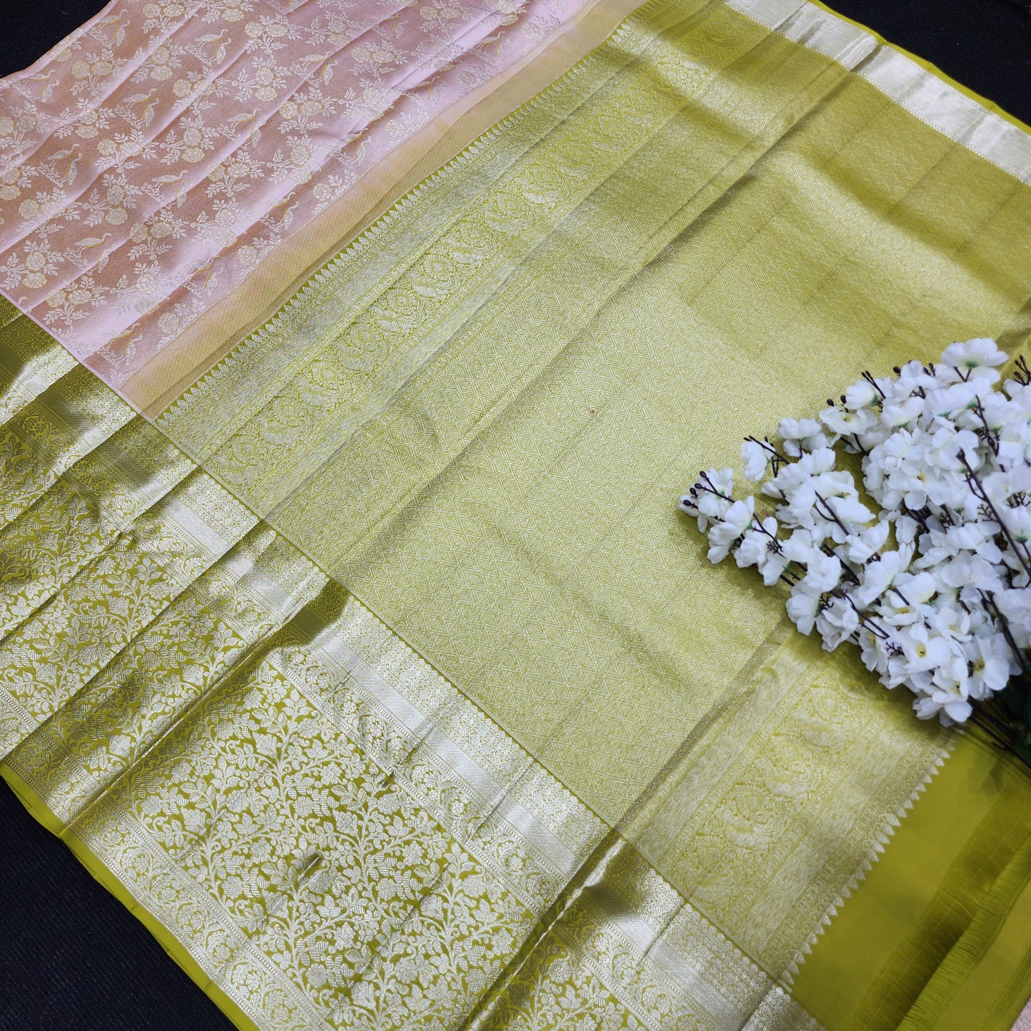 Pure Resham Bridal Kanchi Pattu Handloom Saree