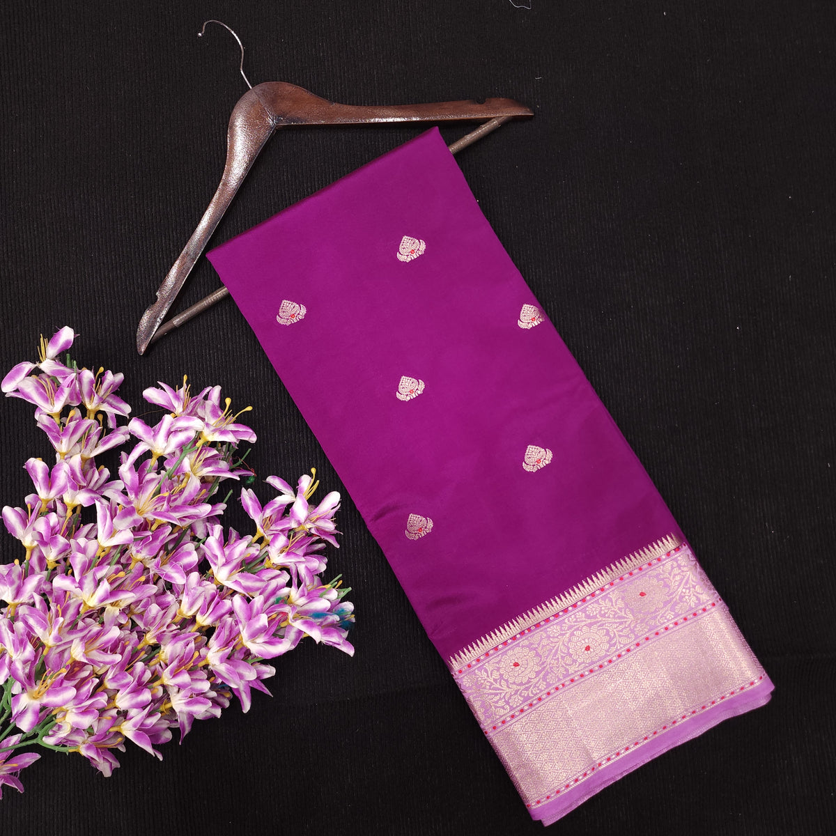 Banaras Green Mango Saree