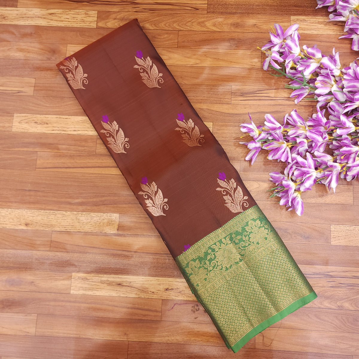 Semi Resham Kanchi Pattu Saree