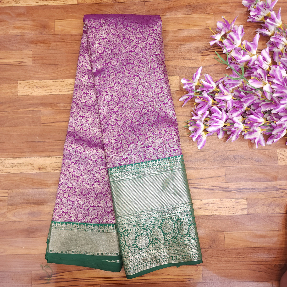 Semi Resham Kanchi Pattu Saree