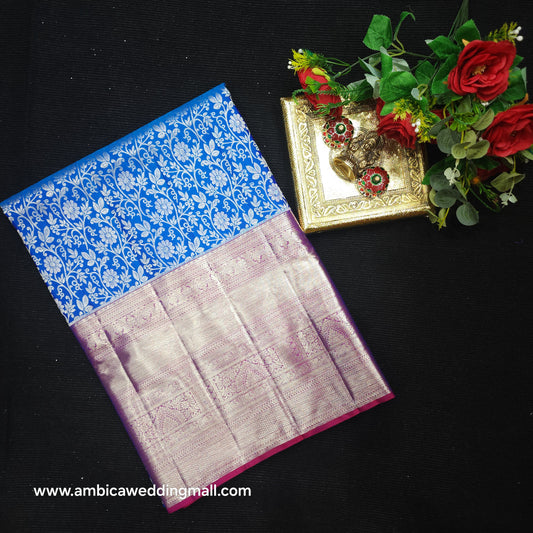 Pure Resham Bridal Kanchi Pattu Handloom Saree
