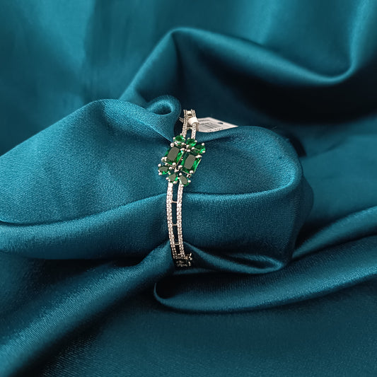 Fancy Green Stone Bracelet