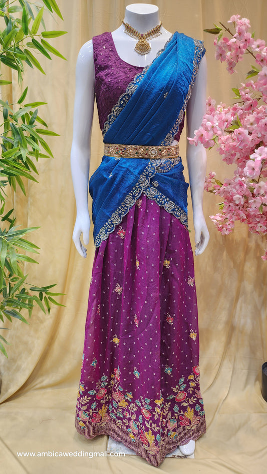 Free Size, Half Saree Collection ✨