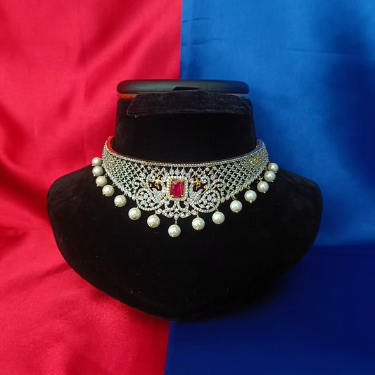 Beautiful GJ Choker With Changeable Stone