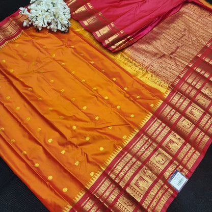 ✨️Gadwal Semi Pattu Sarees✨️