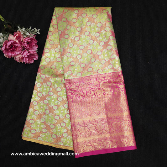Kanchi Pattu Mix Lehengas [Free Size]