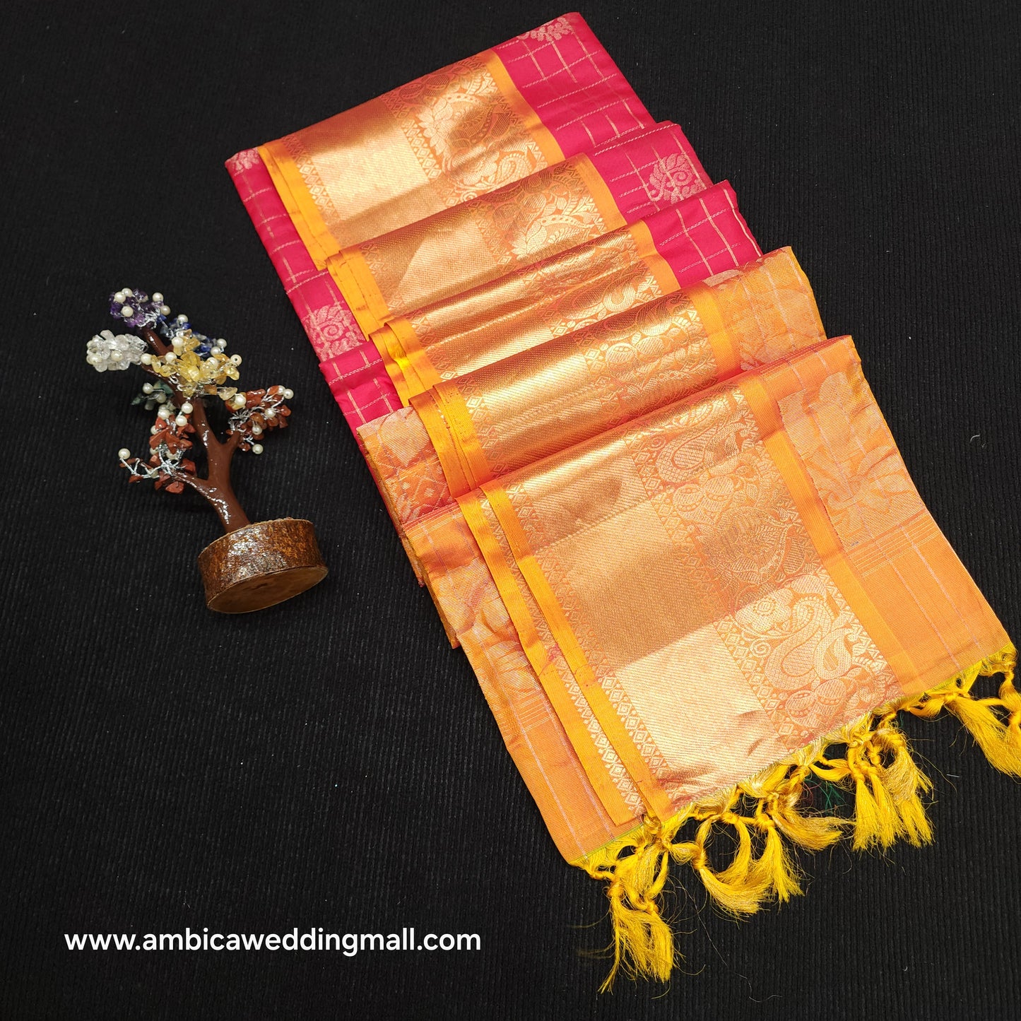 Kanchi Pattu Handloom Butta sarees ✨️