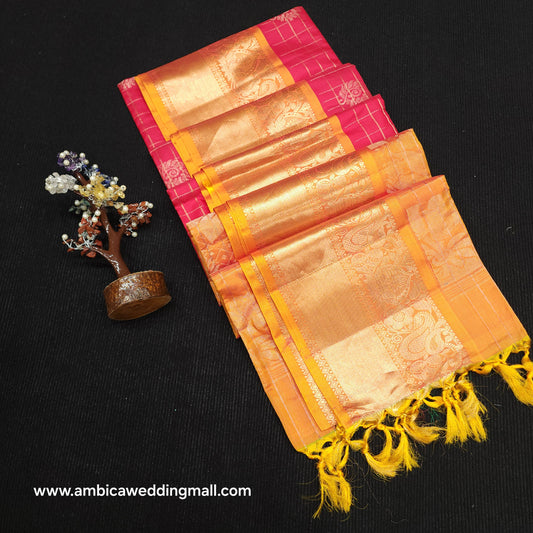 Kanchi Pattu Handloom Butta sarees ✨️