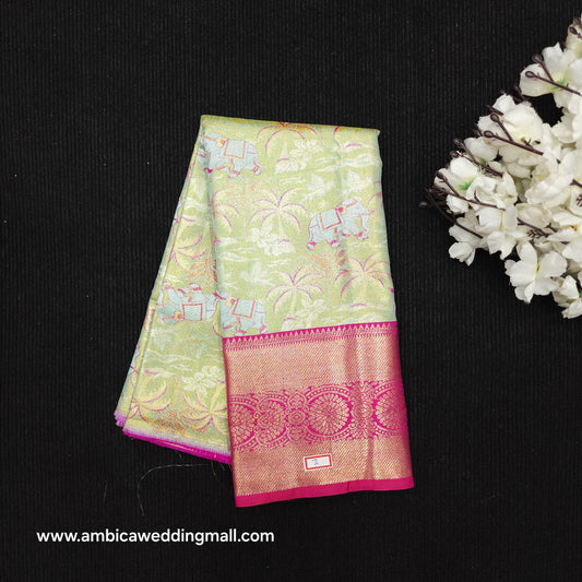 Kanchi Pattu Mix Lehengas [2 to 5 Years]