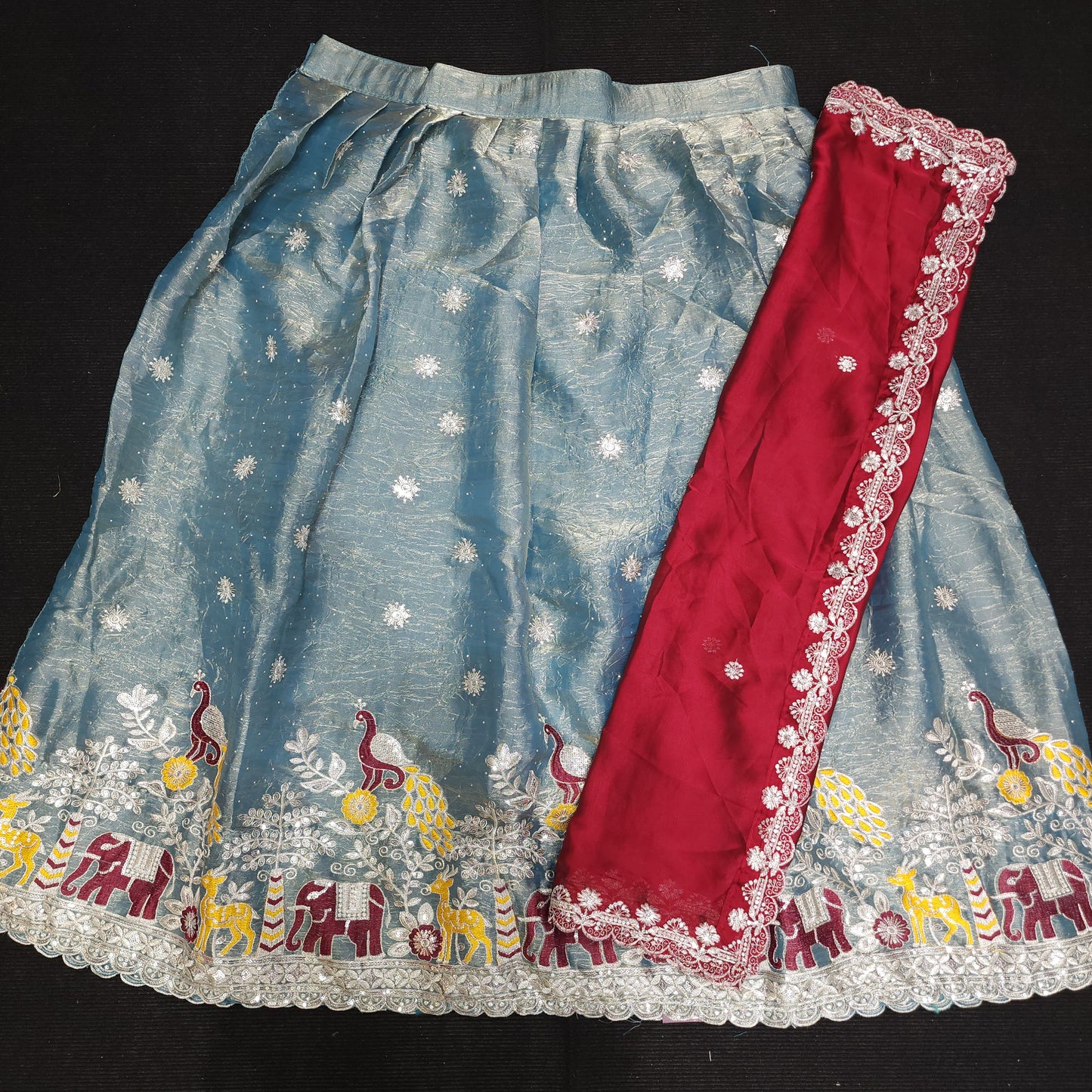 Banaras Fancy Half Saree