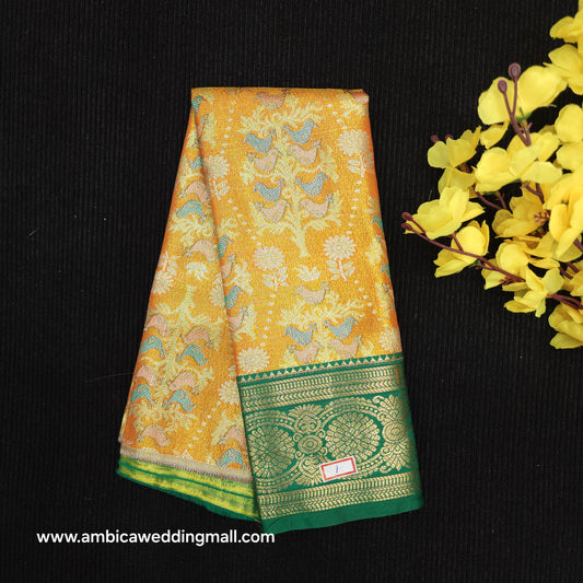 Kanchi Pattu Mix Lehengas [0 to 1.5 Years]