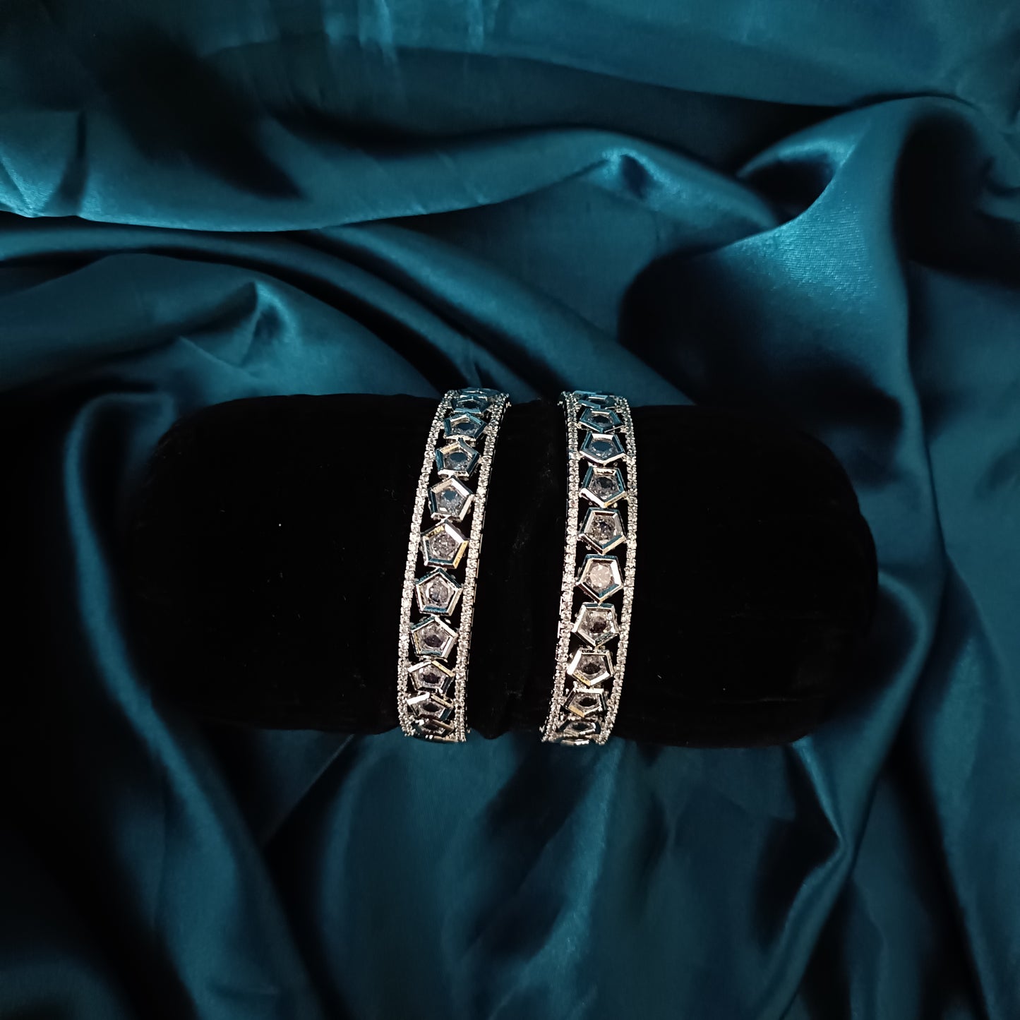 Elegant Zircon Bangles