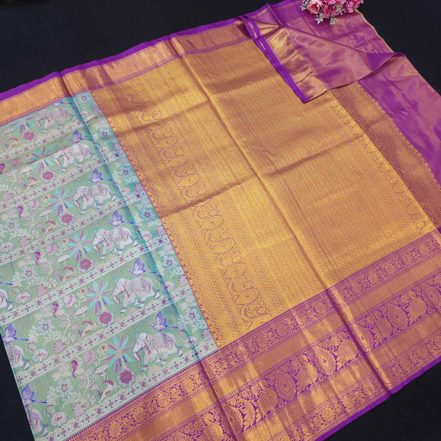 Semi Kanchi Pattu Sarees 😍✨️