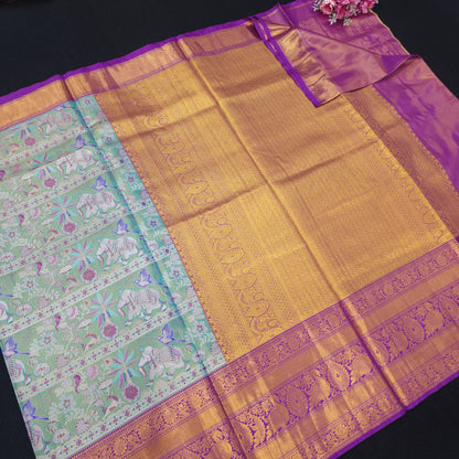 Semi Kanchi Pattu Sarees 😍✨️