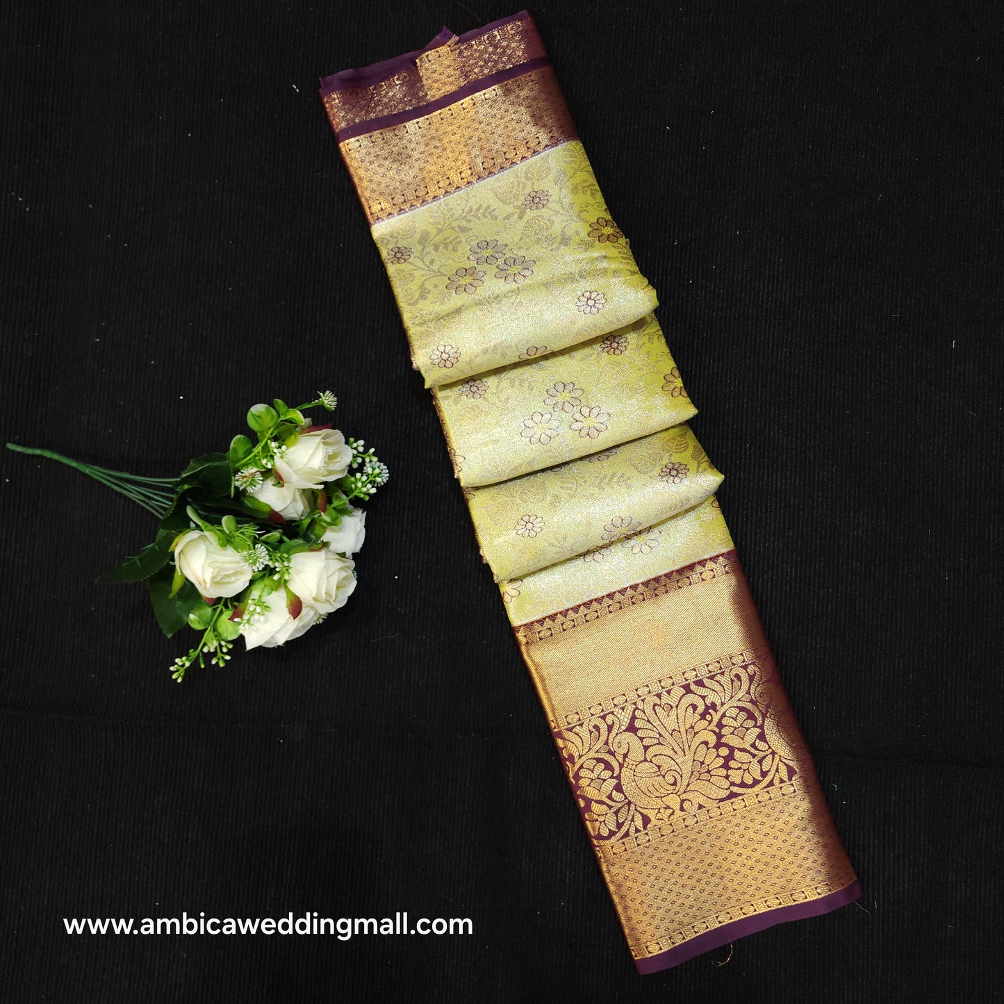 Semi Kanchi Pattu Tissue Saree