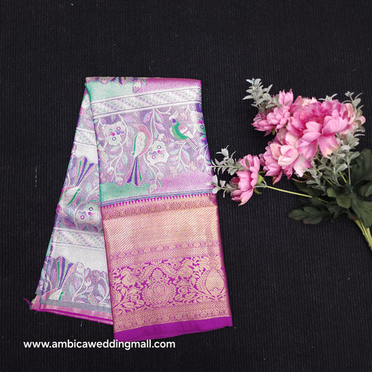 Kanchi Pattu Mix Lehengas [2 to 5 Years]