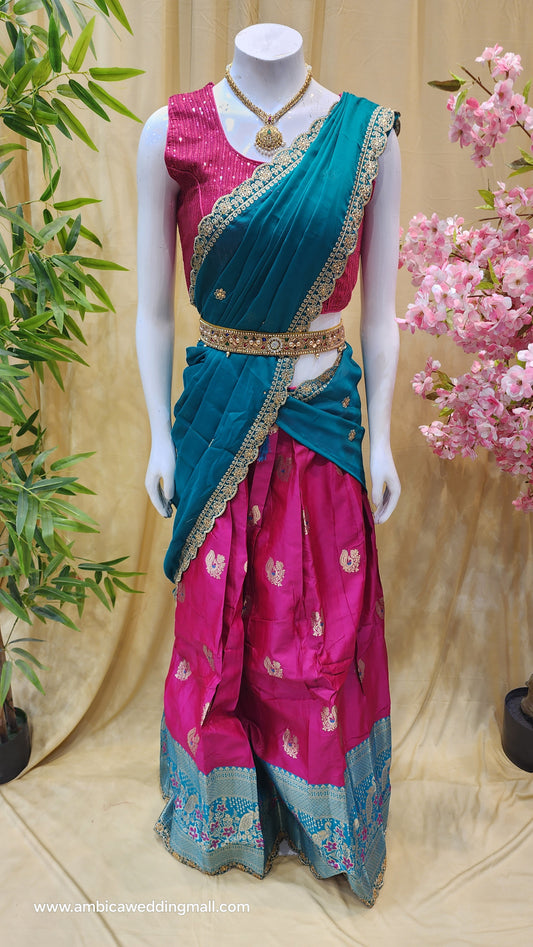 Free Size, Half Saree Collection ✨