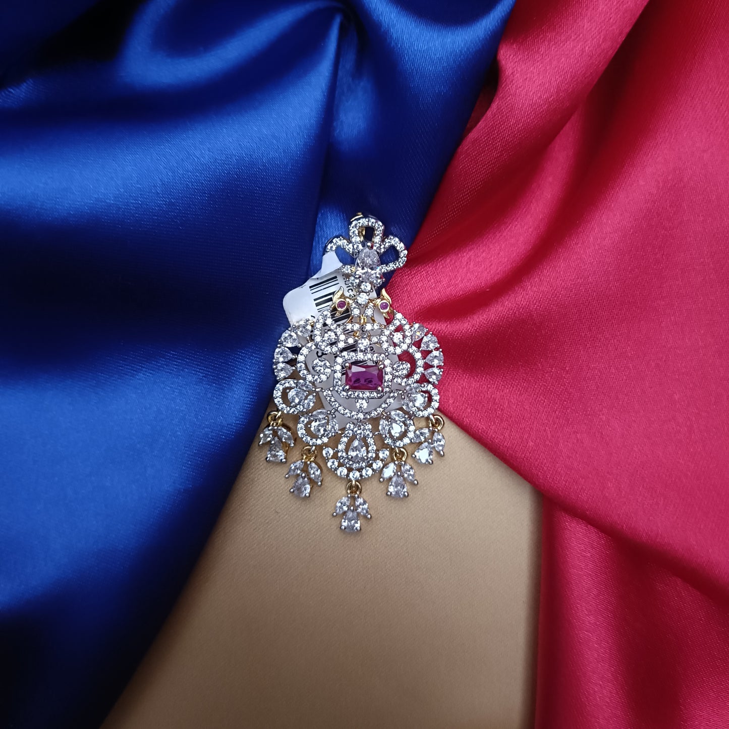 Beautiful GJ Pendent In Ruby Stone