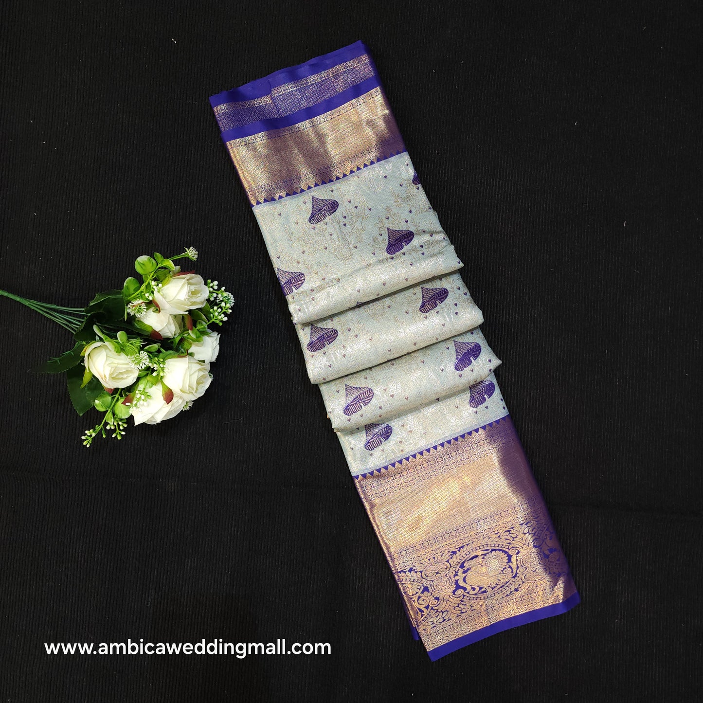 Semi Kanchi Pattu Tissue Saree