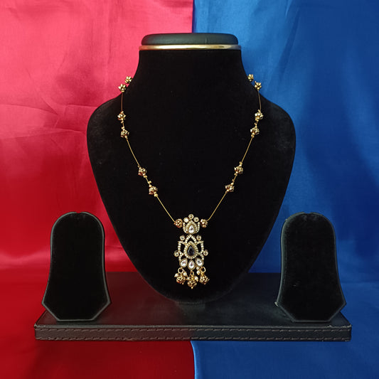 Beautiful Invisible Chain In Purple Stone