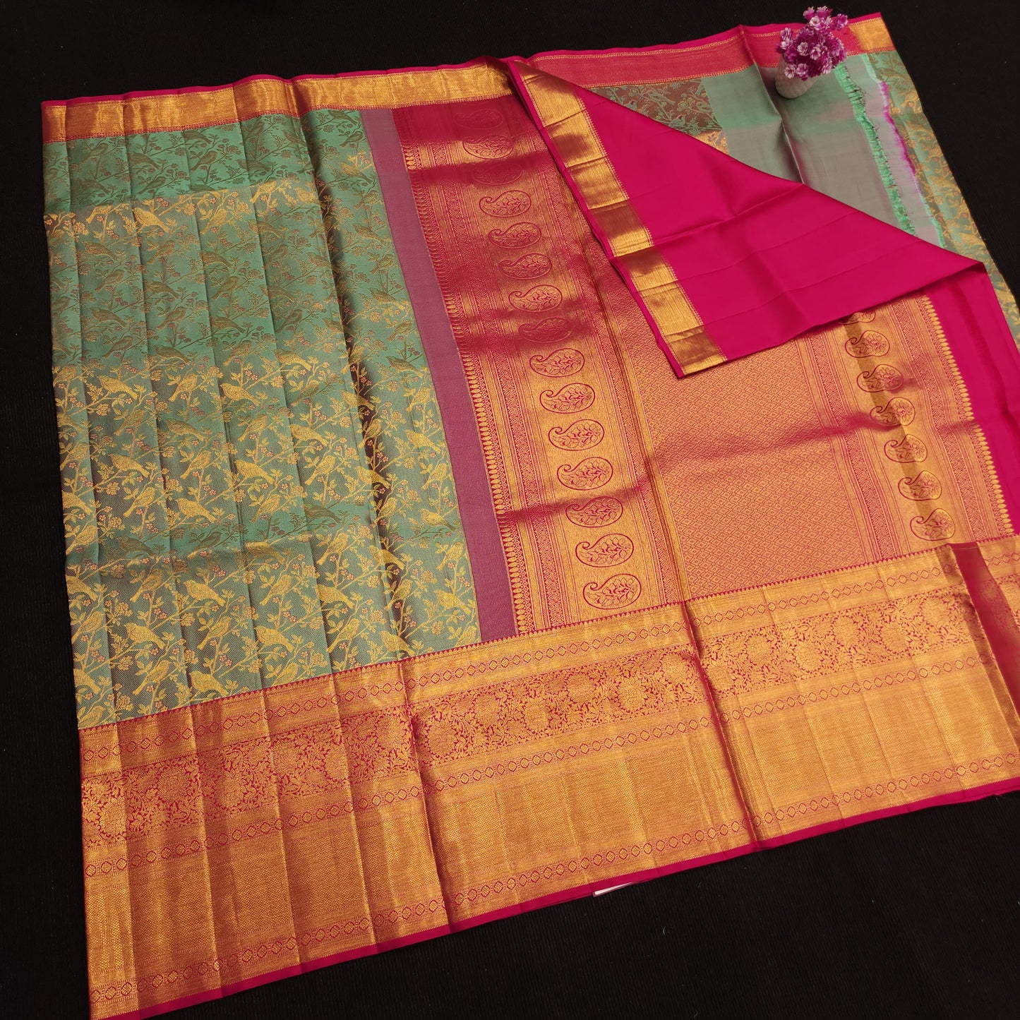 Pure Handloom Resham Kanchi Pattu Sarees 😍✨️
