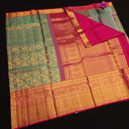 Pure Handloom Resham Kanchi Pattu Sarees 😍✨️