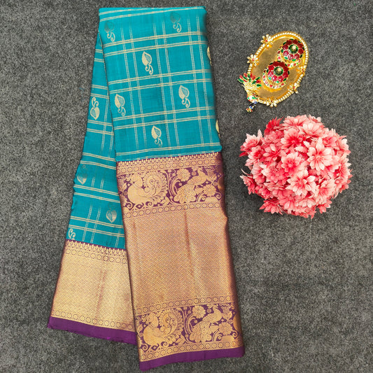 Kanchi Pattu Handloom Butta Sarees