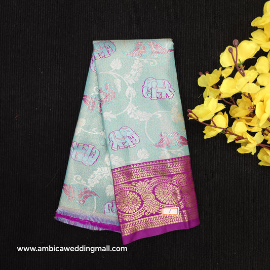 Kanchi Pattu Mix Lehengas [0 to 1.5 Years]