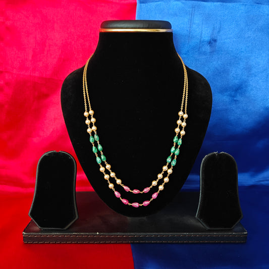 Beautiful Beads Mala In Multi Colour