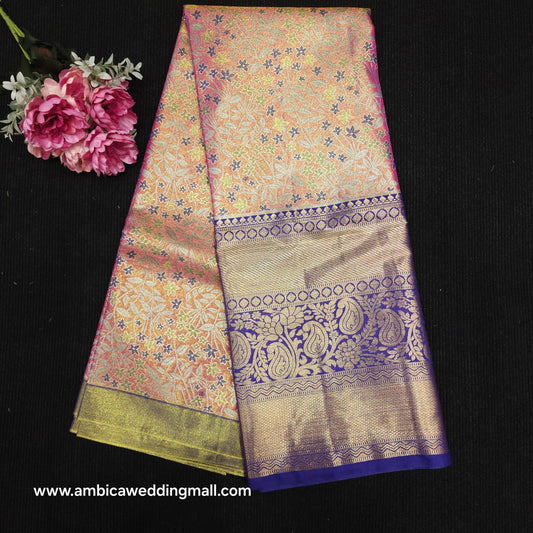 Kanchi Pattu Mix Lehengas [Free Size]