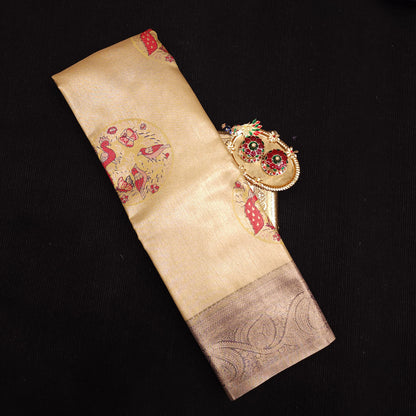Semi Kanchi Pattu Saree ✨