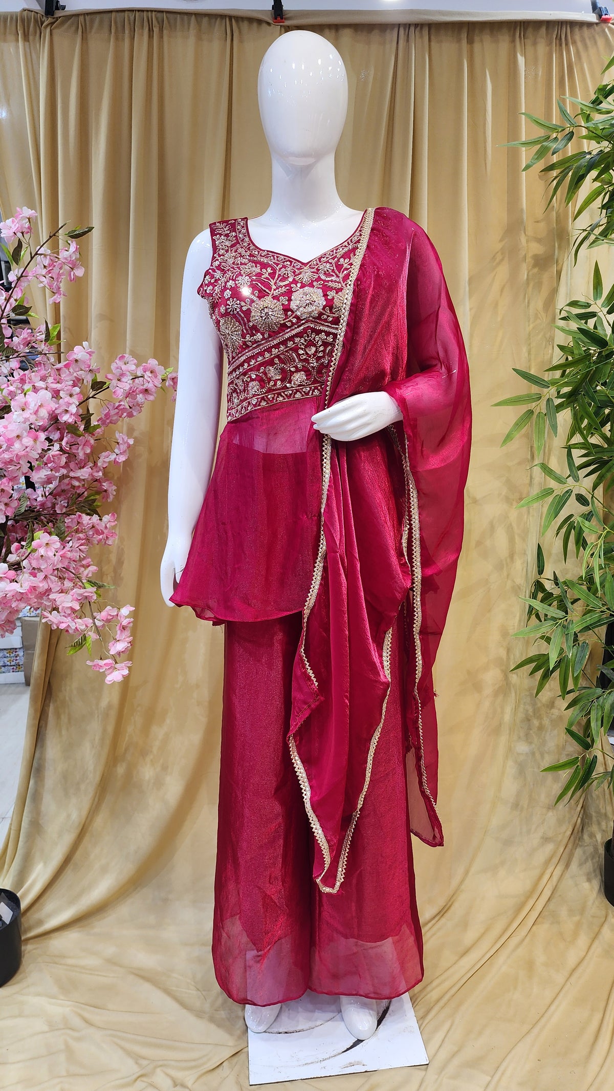 Fancy Sharara Dress [L Size]